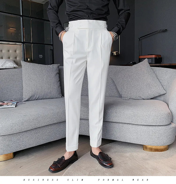 Gurkha Formal Pant in White