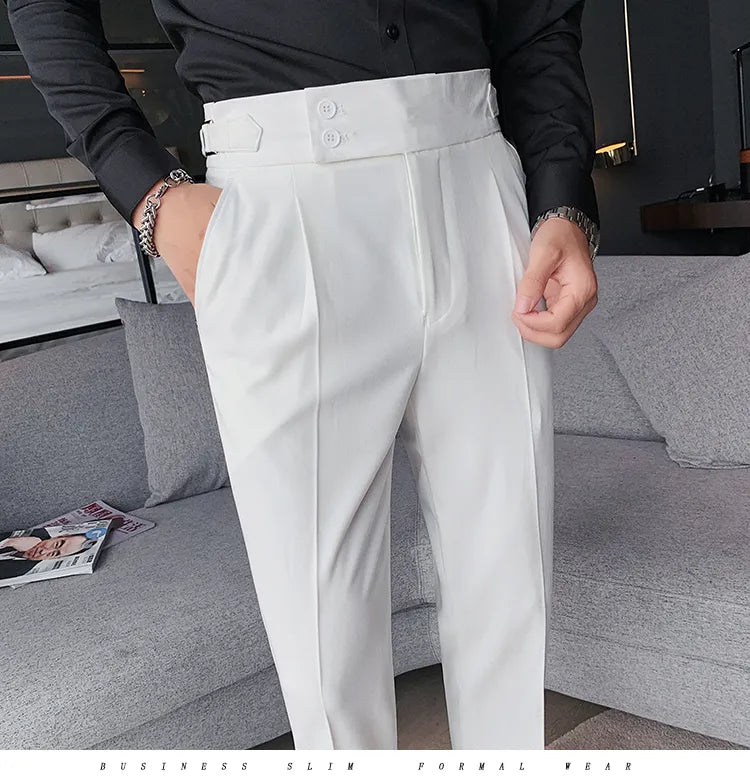 Gurkha Formal Pant in White
