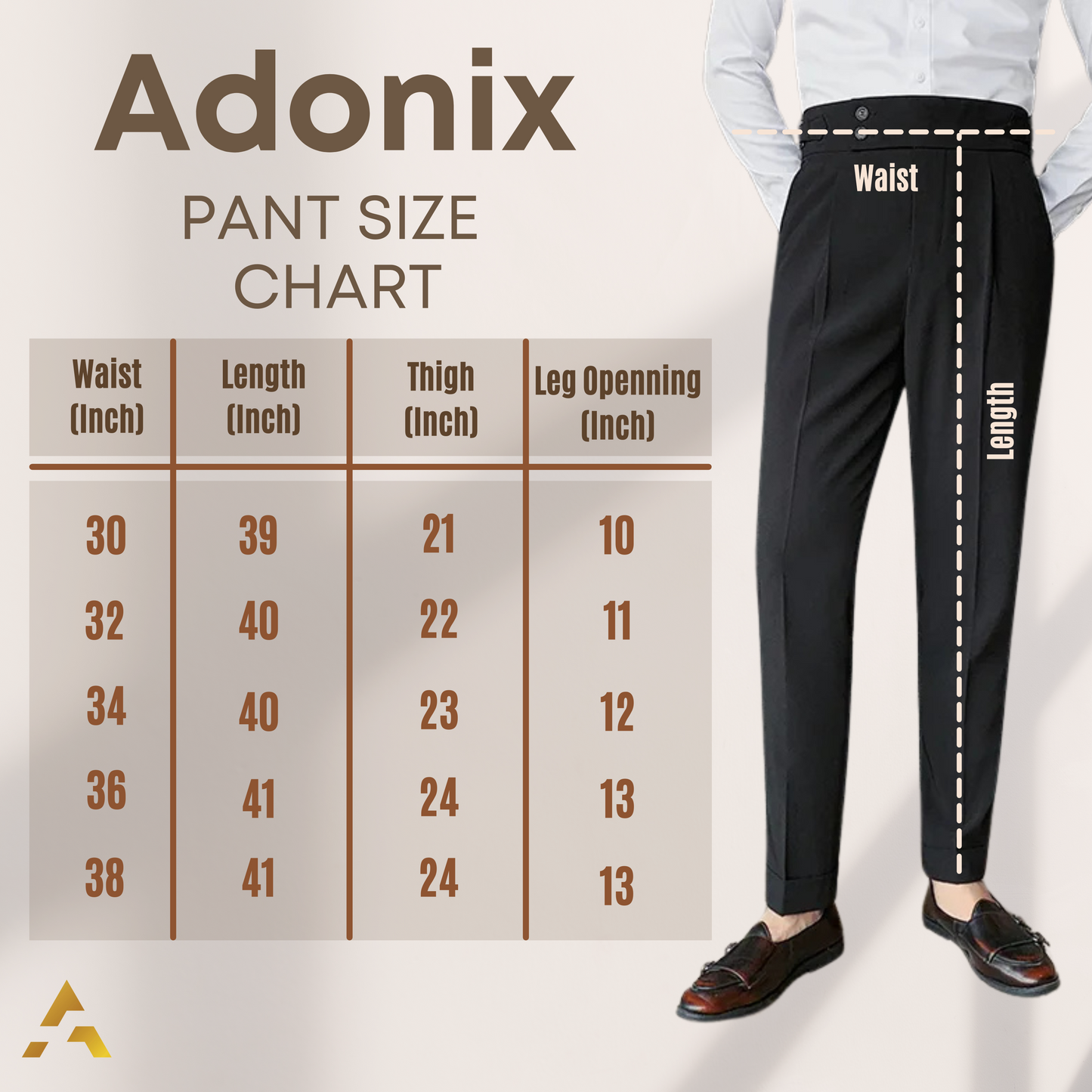 Gurkha Formal Pant in White