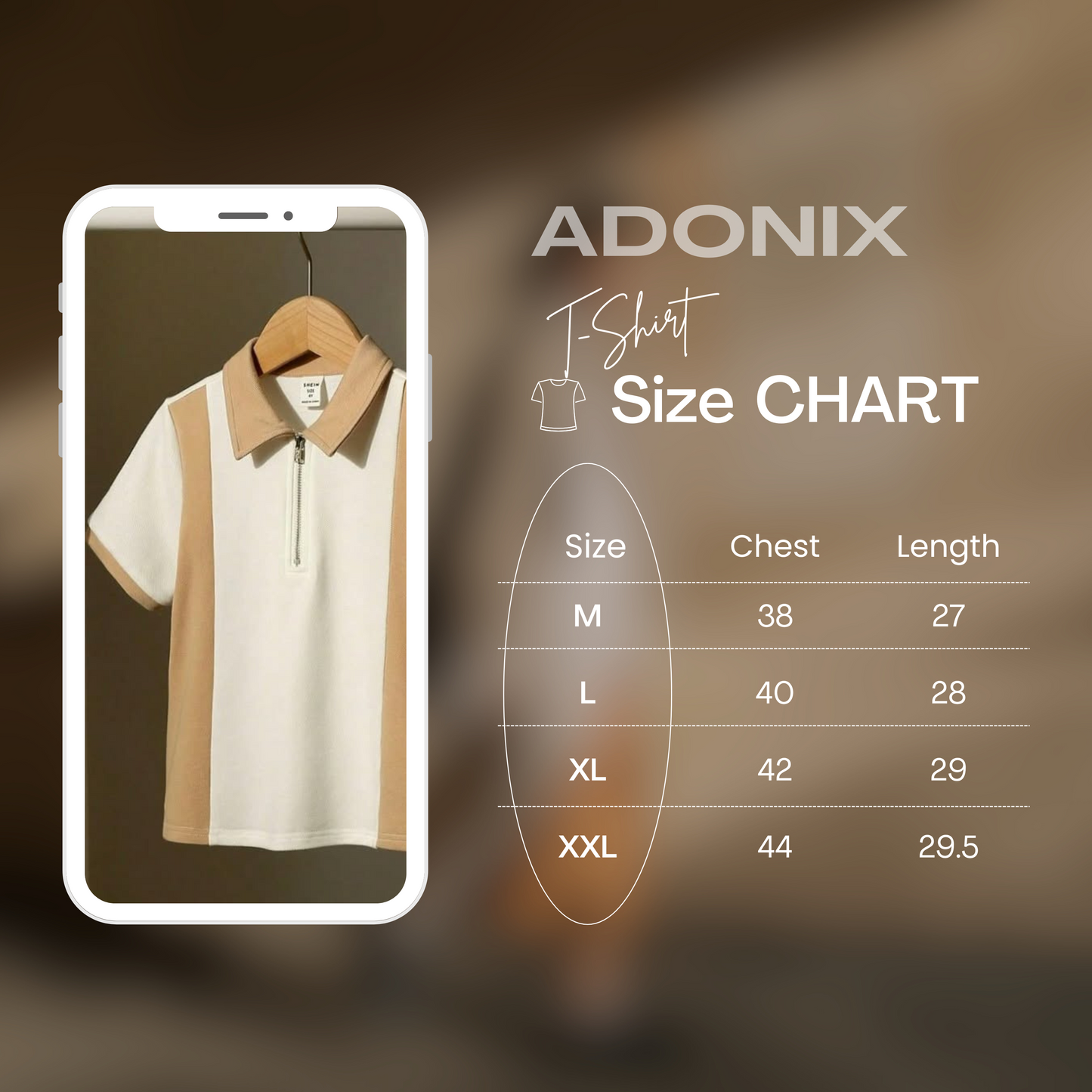 Premium Contrast Polo in White