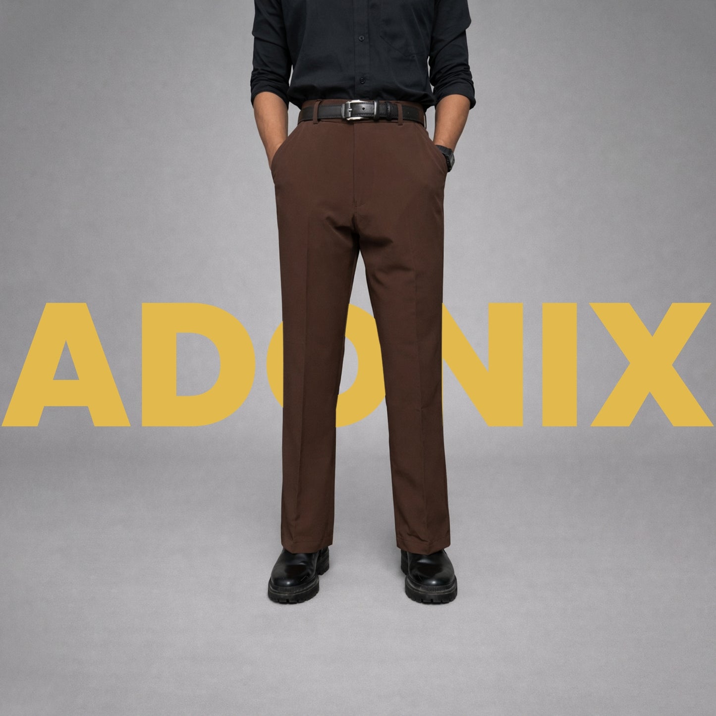 Men’s Bootcut Pant – Brown