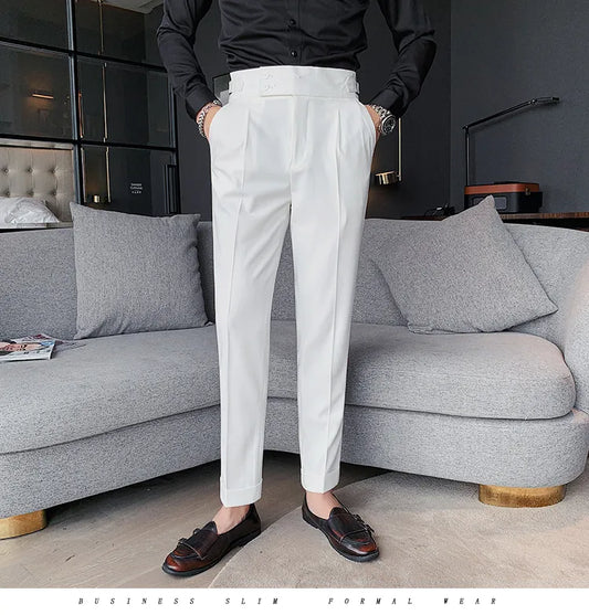 Gurkha Formal Pant in White