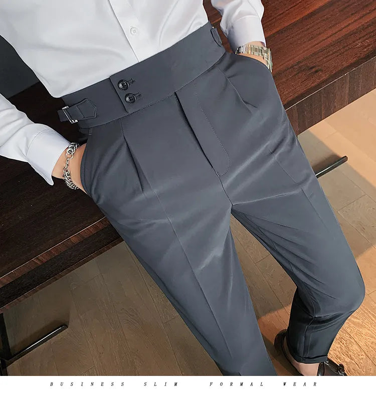 Gurkha Formal Pant in Grey