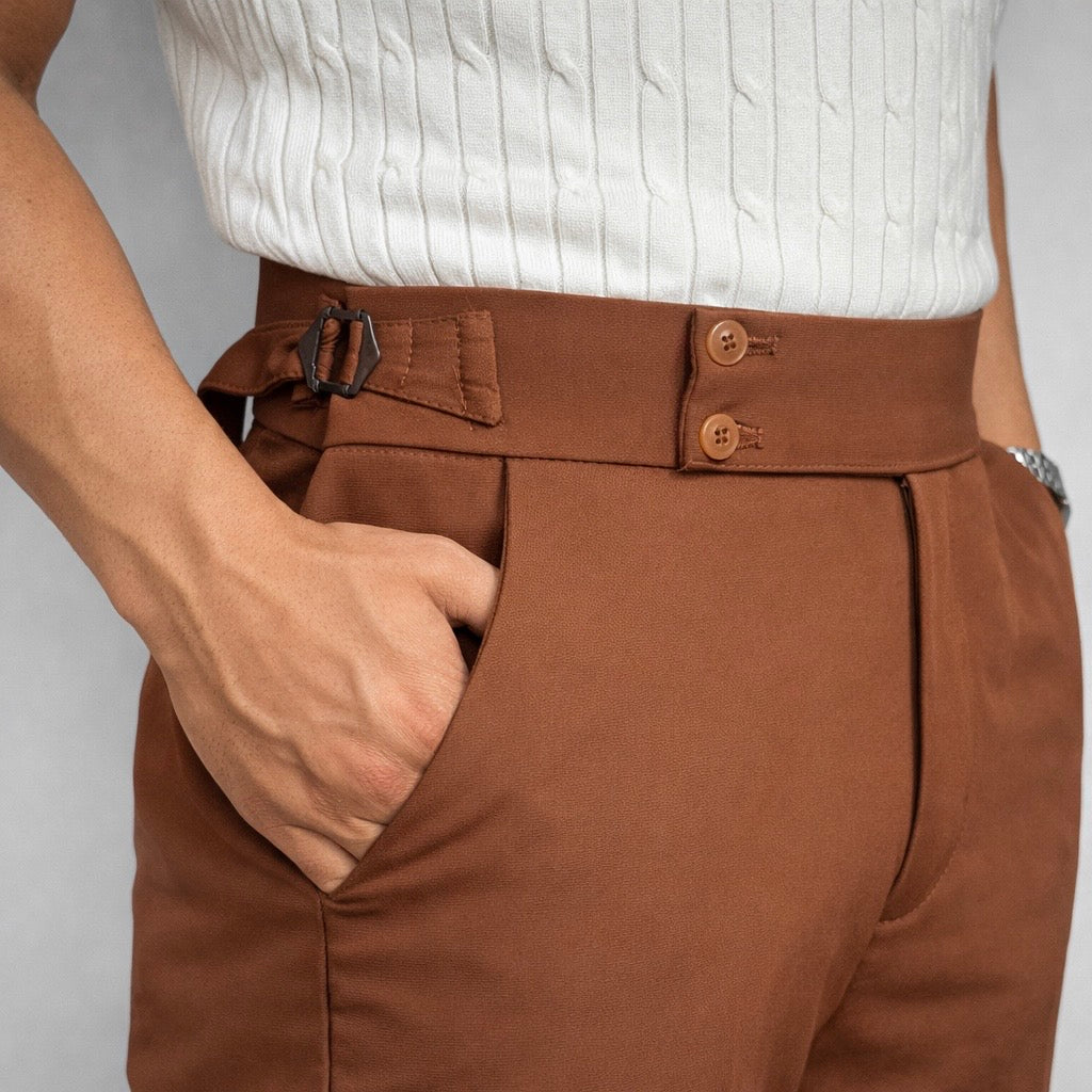 Gurkha Formal Pant in Brown