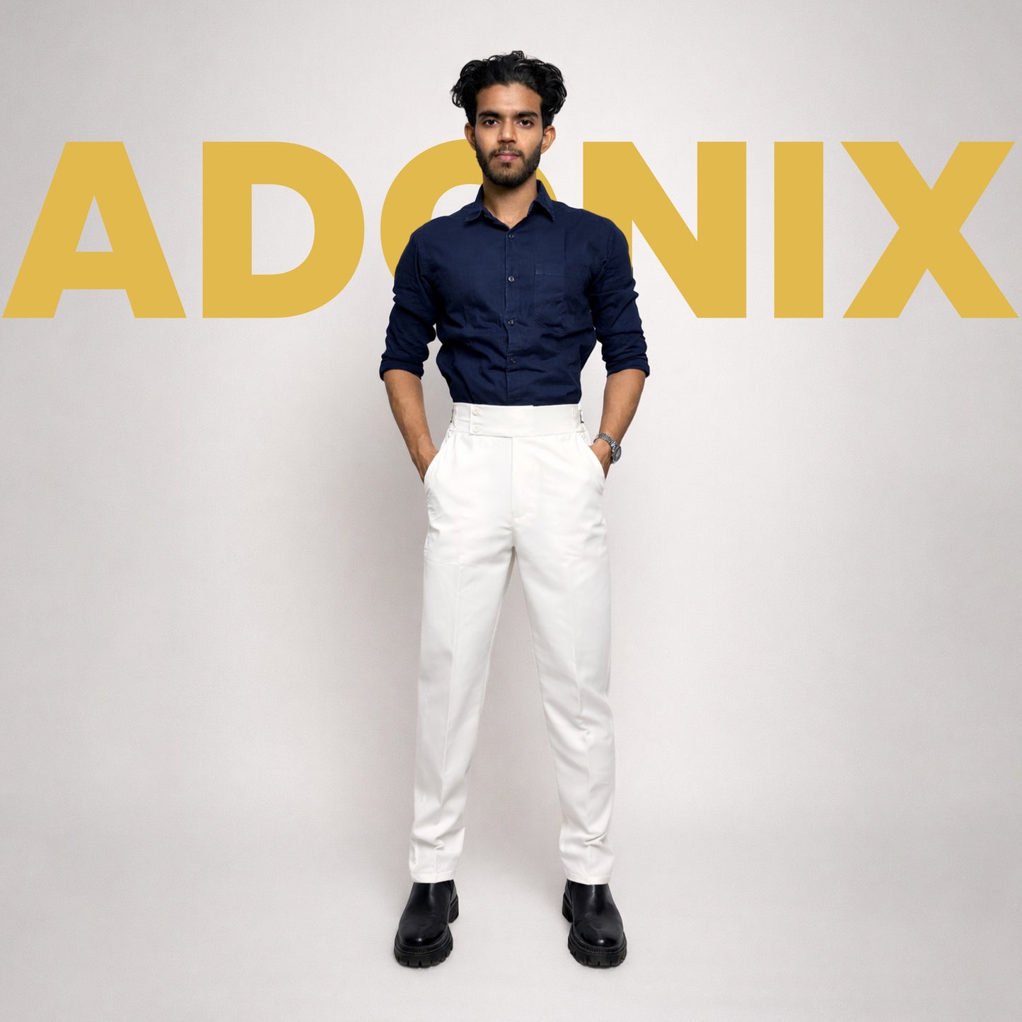 Gurkha Formal Pant in White