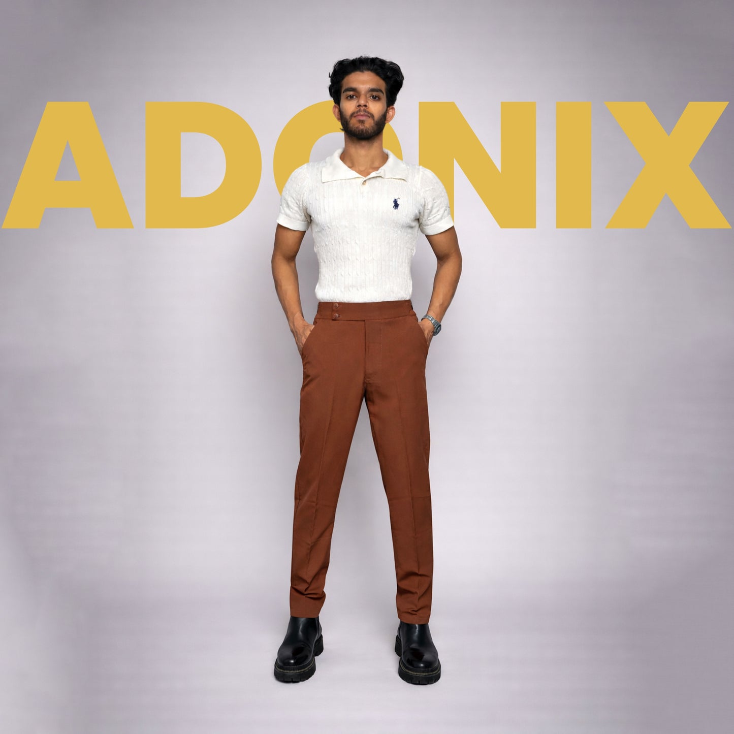 Gurkha Formal Pant in Brown