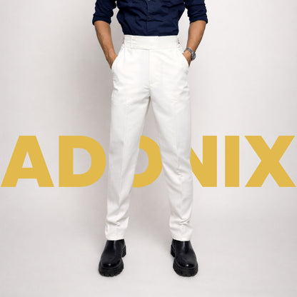 Gurkha Formal Pant in White