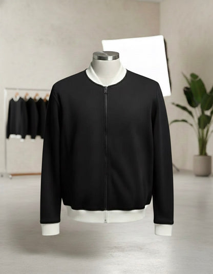 Black Zipper Shacket