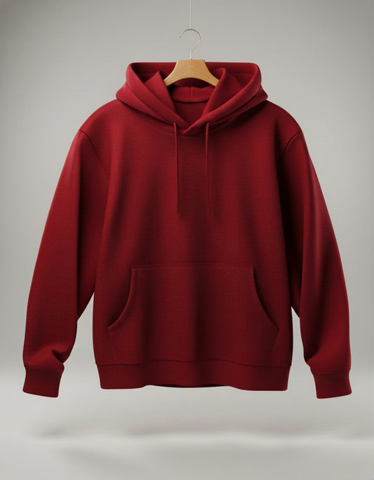 Solid Maroon Hoodie