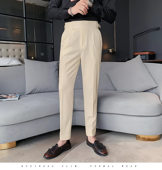 Gurkha Formal Pant in Off White