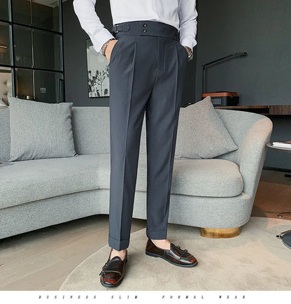 Gurkha Formal Pant in Grey
