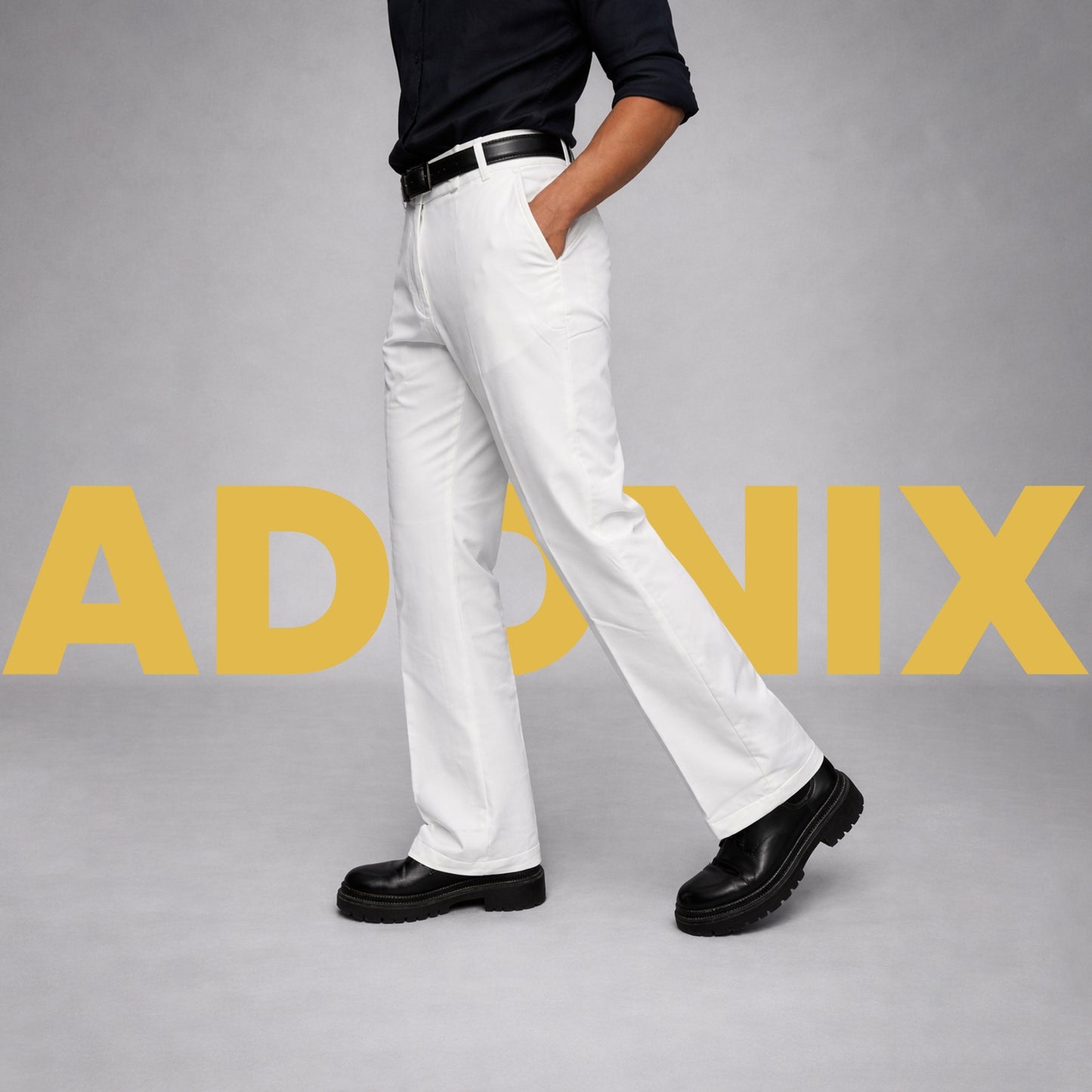 Men’s Bootcut Pant – White