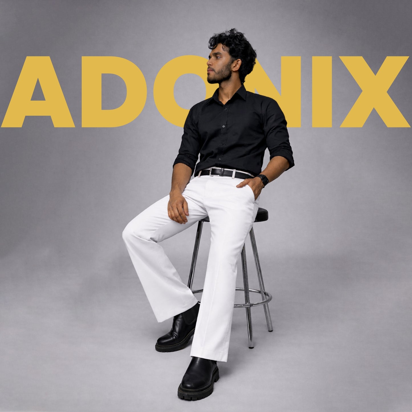 Men’s Bootcut Pant – White